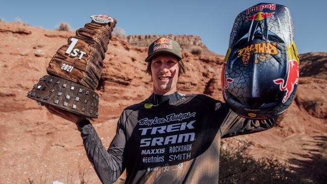 Brandon Semenuk brilló en Utah e hizo historia en el Red Bull Rampage