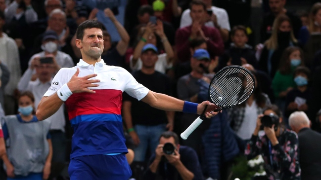 Novak Djokovic avanzó a la final en París e hizo historia en la ATP