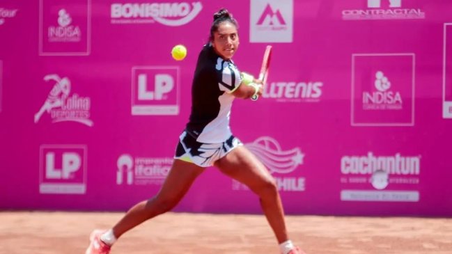 Daniela Seguel dijo adiós en primera ronda de la Copa LP