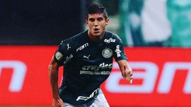 Benjamín Kuscevic volvió a ser titular en Palmeiras que perdió en la agonía con Fluminense
