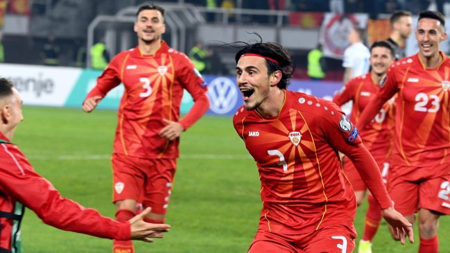 Macedonia del Norte derrotó a Islandia y avanzó al repechaje de la UEFA para el Mundial