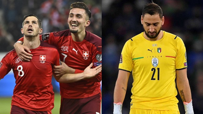 Suiza clasificó al Mundial de Qatar 2022 e Italia jugará el repechaje en Europa