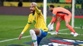 Neymar quedó descartado por lesión para enfrentar a Argentina en las Clasificatorias