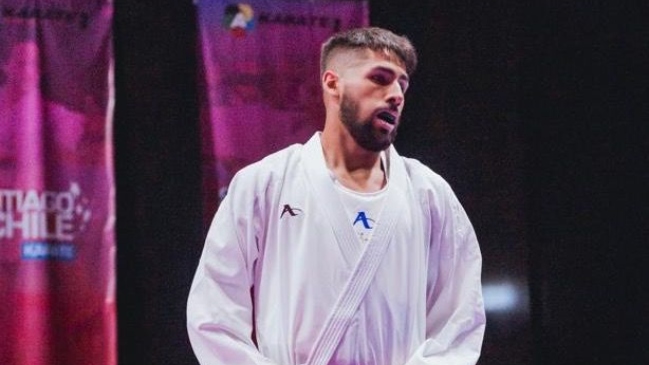 Fabián Huaiquimán se alzó con la plata en el Mundial de Karate