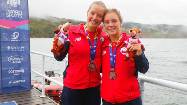 Antonia Liewald y Magdalena Nannig dieron un nuevo bronce al Team Chile en el remo de Cali