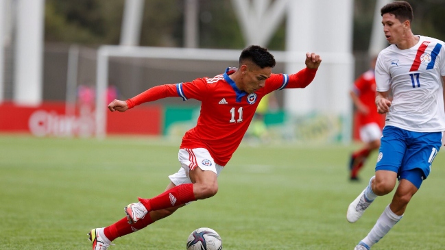 La Roja sub 20 festejó ante Paraguay y logró su primer triunfo en la Copa "Raúl Coloma Rivas"