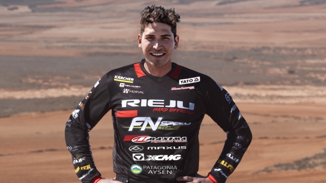 Piloto chileno Patricio Cabrera correrá el Dakar en el equipo Rieju