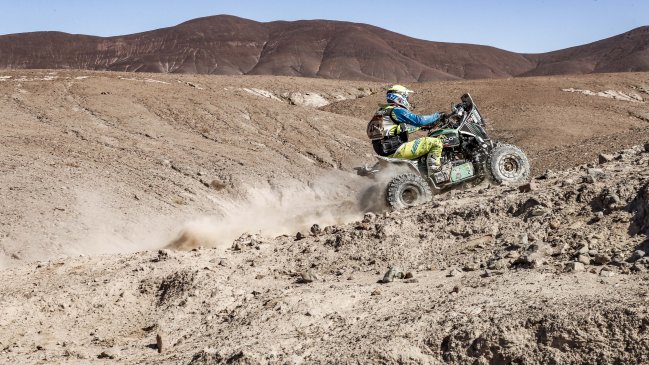 Giovanni Enrico fue tercero y se mantuvo en puestos de avanzada en los quads