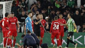 Duelo de Betis y Sevilla en Copa del Rey se suspendió por el incidente con Joan Jordán