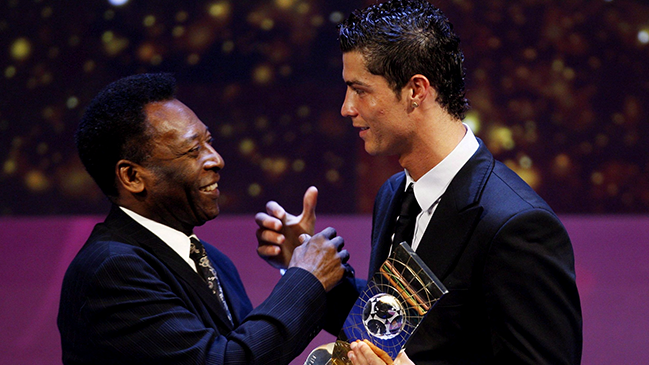 Pelé felicitó a Cristiano Ronaldo: Espero que algún día pueda abrazarte personalmente