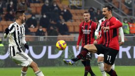 AC Milan y Juventus se anularon en discreto empate en clásico de la Serie A