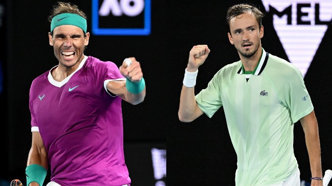 Nadal va por su 21º Grand Slam y Medvedev por la cima del ranking ATP en la final de Australia