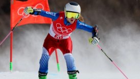 Emilia Aramburo finalizó entre las 50 mejores en el slalom gigante de Beijing 2022