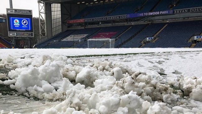 Partido de Blackburn Rovers de Ben Brereton ante Millwall fue pospuesto por culpa de la nieve