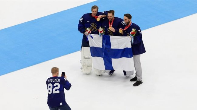 Finlandia venció a Rusia en hockey sobre hielo y ganó el último oro de los Juegos de Invierno