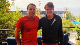 Promisorio tenista danés Runa Holger se encontró con Fernando González: Mi inspiración de derecha