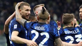 Inter de Vidal y Alexis se reencontró con el triunfo al aplastar a Salernitana en Serie A