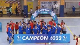 La U se coronó campeón de la Copa Chile de Futsal tras batir en la final a Santiago Wanderers