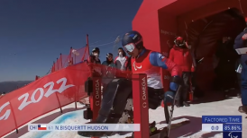 Nicolás Bisquertt sufrió una caída en su debut en los Juegos Paralímpicos de Invierno en Beijing