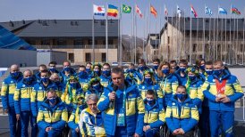 El equipo paralímpico ucraniano pidió ayuda para detener la guerra