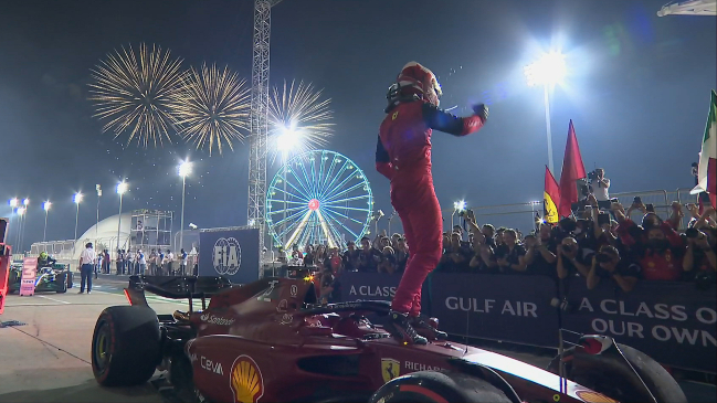 Leclerc y Sainz lograron el "un dos" para Ferrari en el inicio de la Fórmula 1 en Bahrein