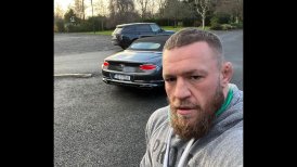 Conor Mcgregor fue detenido en Dublín por conducción peligrosa en su lujoso Bentley