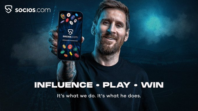 Messi se convirtió en embajador global de firma de "fan tokens" que trabaja con la U