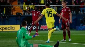 Villarreal golpeó a un irreconocible Bayern Munich por la ida de los cuartos de Champions League