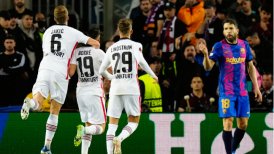 Eintracht Frankfurt sorprendió a Barcelona y se instaló en semifinales de la Europa League