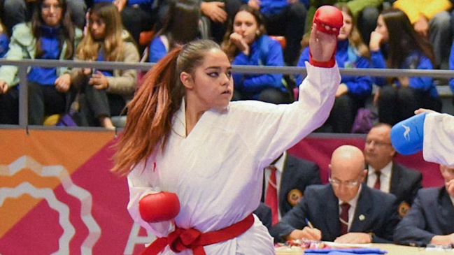 Danae Guerra logró el bronce en el karate en los Juegos de la Juventud en Rosario