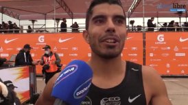 Daniel Cortés, ganador de los 42 kilómetros: Quiero subir el nivel y darle triunfos al deporte chileno
