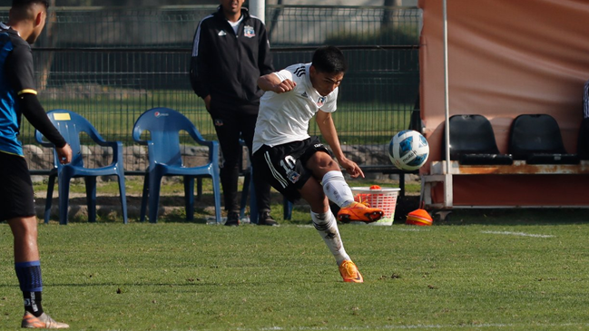 Joan Cruz aportó con un gol en la victoria de Colo Colo sobre Huachipato en el Fútbol Joven