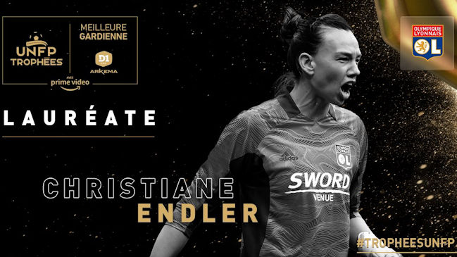 Christiane Endler se alzó como la mejor arquera de la liga francesa por segundo año seguido