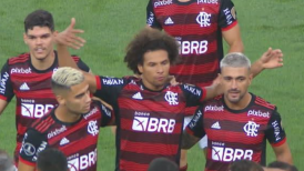 Flamengo tomó tempranera ventaja ante la UC con un cabezazo de Willian Arao