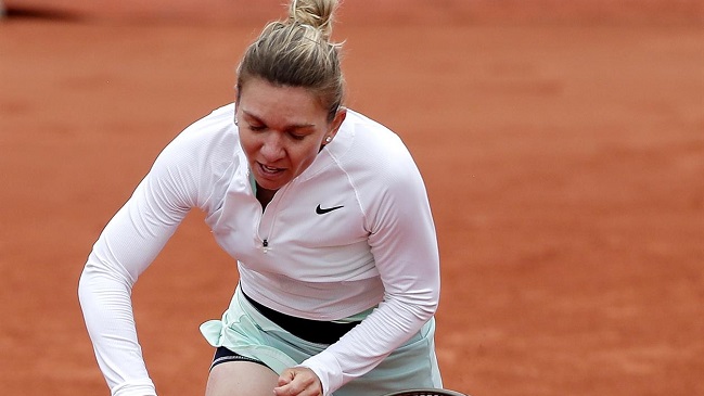Simona Halep sufrió un ataque de pánico en pleno partido de Roland Garros