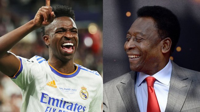 Pelé felicitó a Real Madrid y a Vinicius por su actuación en un "épico partido"