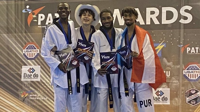 Cristián Olivero ganó medalla de oro en Panamericano de Taekwondo en Estados Unidos