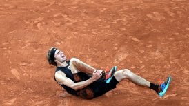 [VIDEO] Así fue la terrible lesión que sacó a Alexander Zverev de Roland Garros