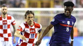 Croacia y Francia sumaron su primer punto en la Nations League en luchado empate