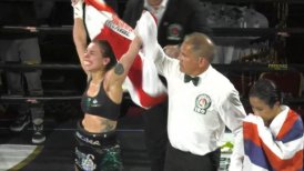 ¡Tremenda! Daniela "Leona" Asenjo conquistó el título mundial Súper Mosca IBO
