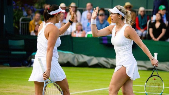 Alexa Guarachi y Andreja Klepac avanzaron a cuartos de final en Wimbledon