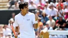 Cristian Garin logró una gran reacción para avanzar a cuartos de final en Wimbledon
