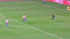 Se perdió un gol y cometió un penal: El primer tiempo para el olvido de Diego Valencia ante Sao Paulo