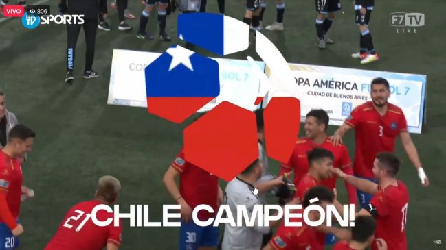 Chile venció a Argentina y conquistó la Copa América de Fútbol 7 en Buenos Aires