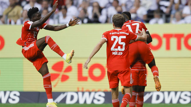 ¡Intratable! Bayern Munich arrancó en la Bundesliga con una goleada sobre Eintracht Frankfurt