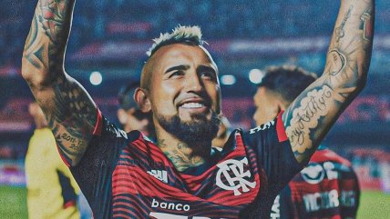 La formación de Flamengo de Arturo Vidal para la revancha ante Corinthians en la Libertadores