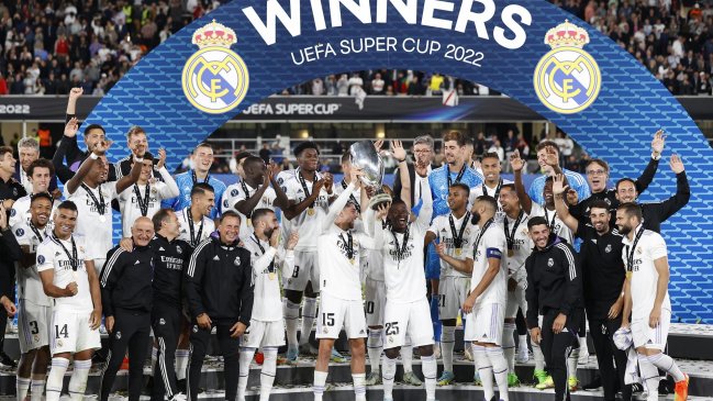 Real Madrid dio caza a AC Milan y FC Barcelona como más ganadores de la Supercopa de Europa