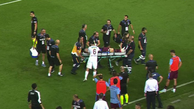 Imágenes sensibles: La escalofriante lesión que se produjo en el fútbol turco