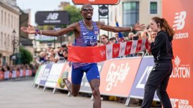 Mo Farah volvió con victoria en el medio maratón de Londres