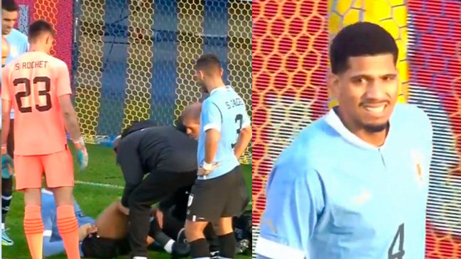 Uruguayo Araujo se lesionó antes del primer minuto del amistoso con Irán